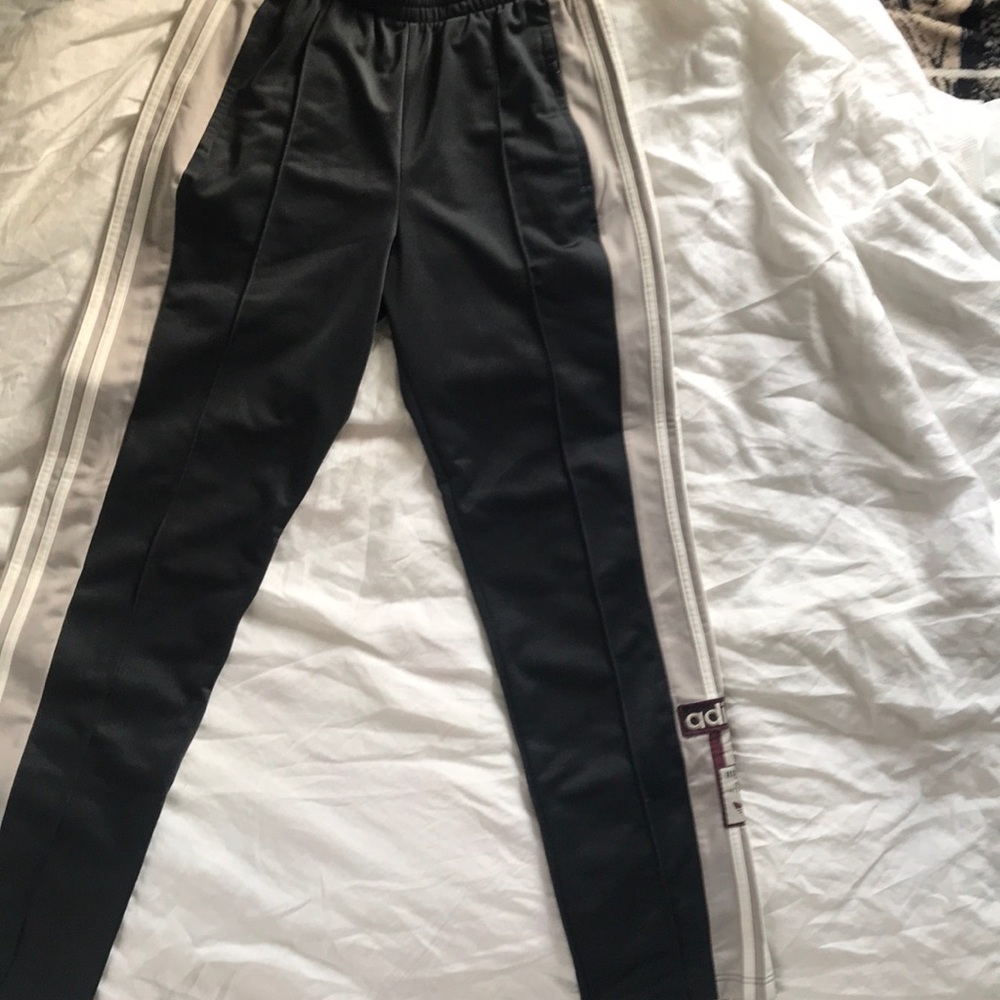 Adidas snap up track pants